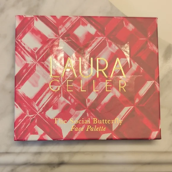 Laura Geller The Social Butterfly Face Palette W Eye Shadow, Blush Highlighter - Picture 1 of 6